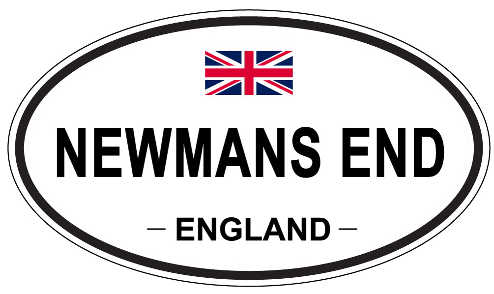 NEWMANS END, ENGLAND - Oval Sticker