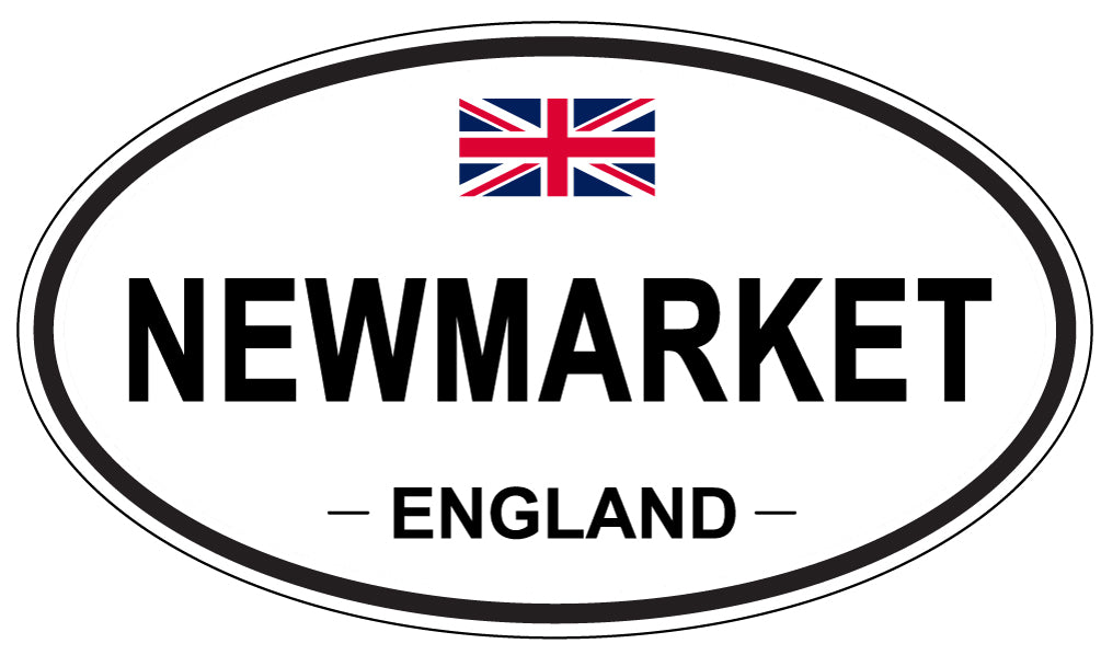 NEWMARKET, England - Oval Magnet