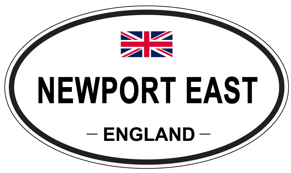 NEWPORT EAST, England - Oval Magnet