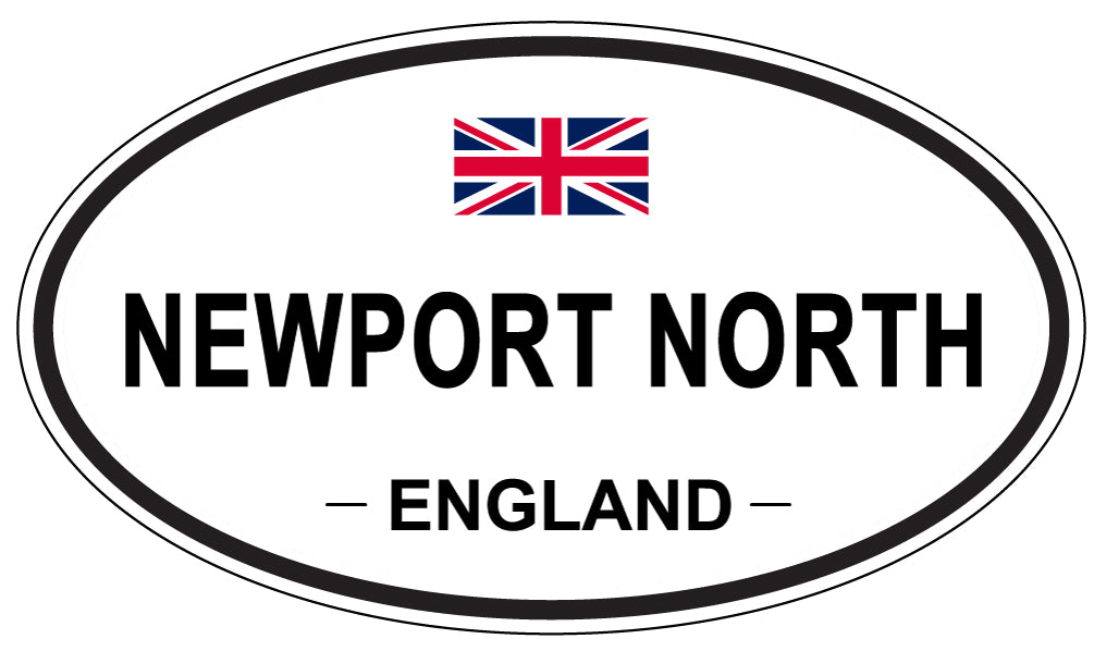 NEWPORT NORTH, England - Oval Magnet