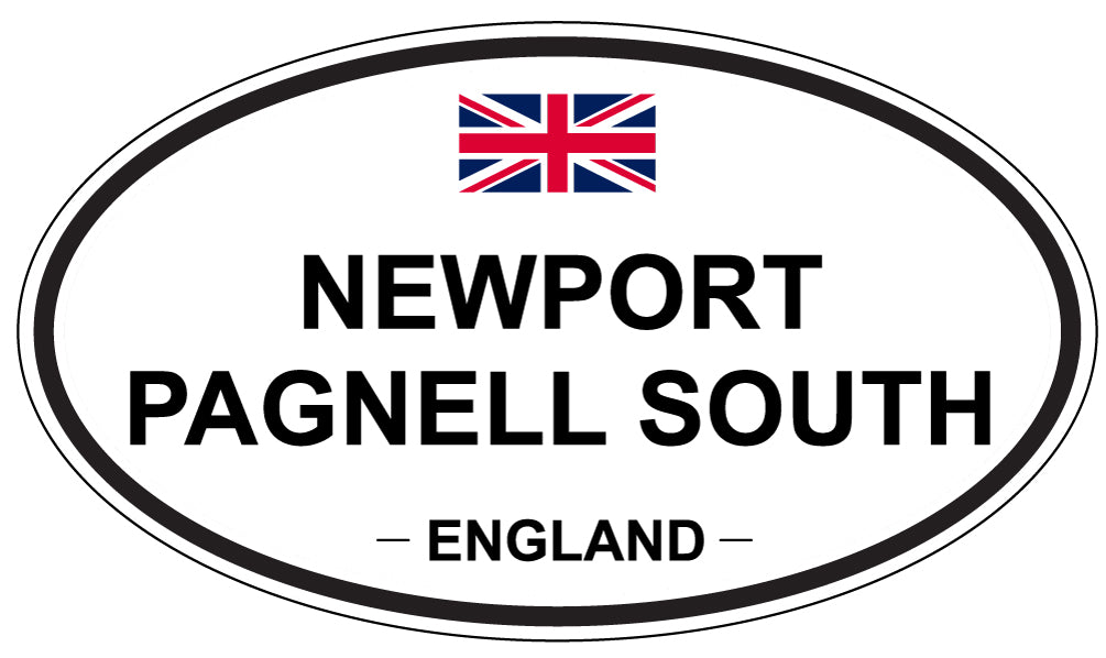 NEWPORT PAGNELL SOUTH, England - Oval Magnet