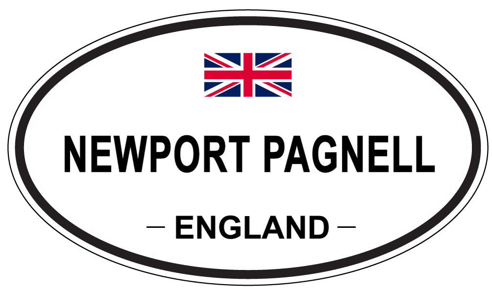 NEWPORT PAGNELL, England - Oval Magnet