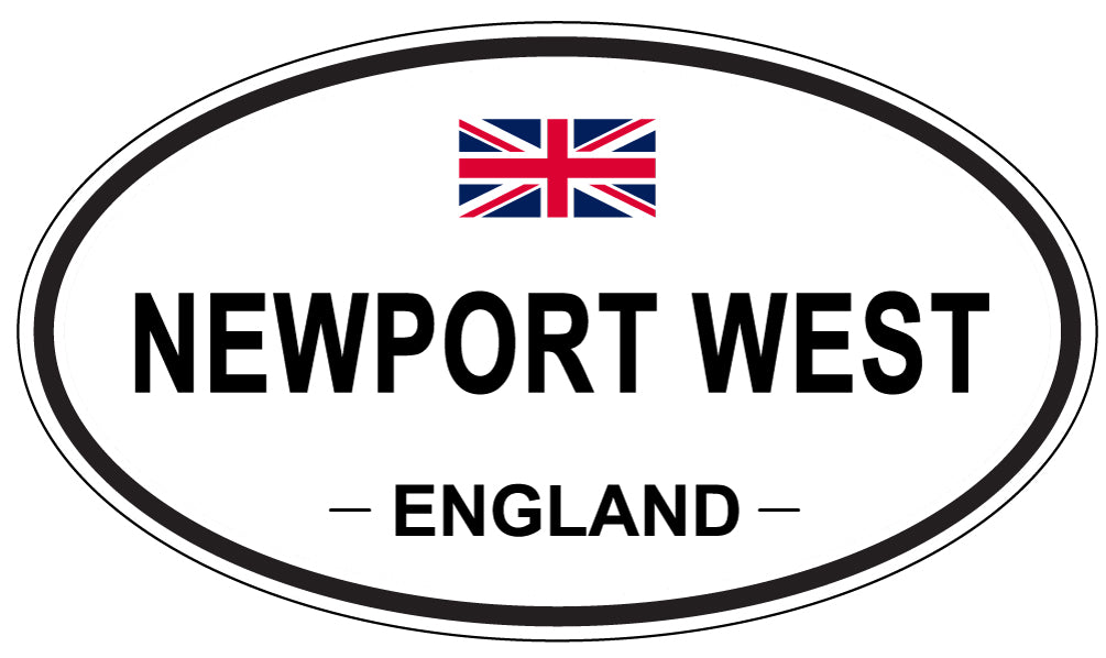 NEWPORT WEST, England - Oval Magnet