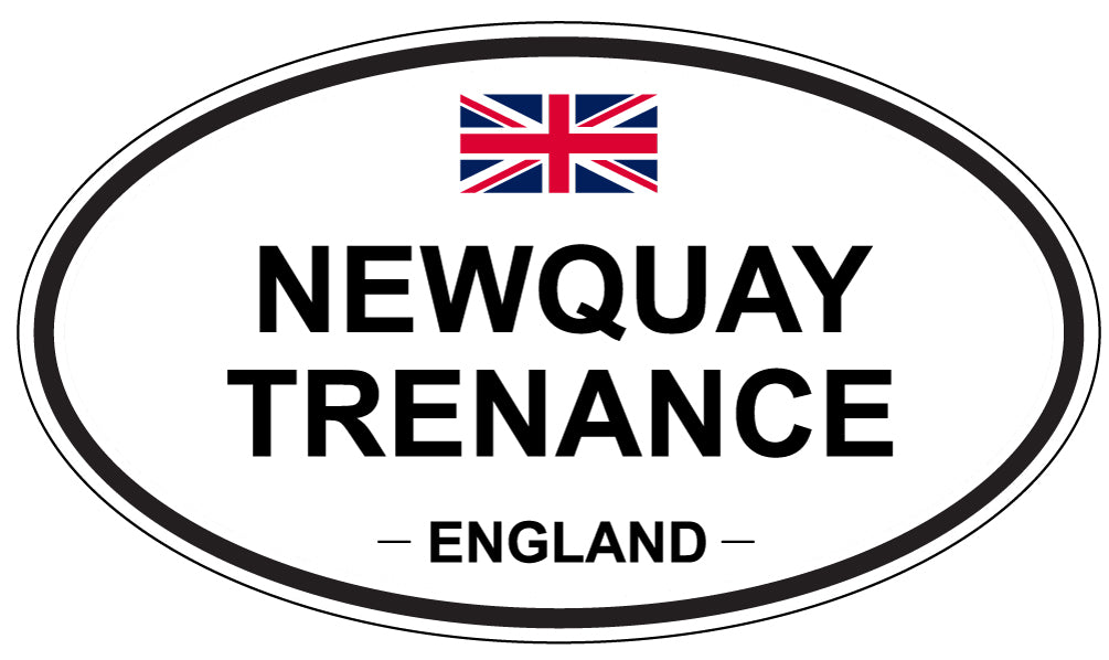 NEWQUAY TRENANCE, England - Oval Magnet