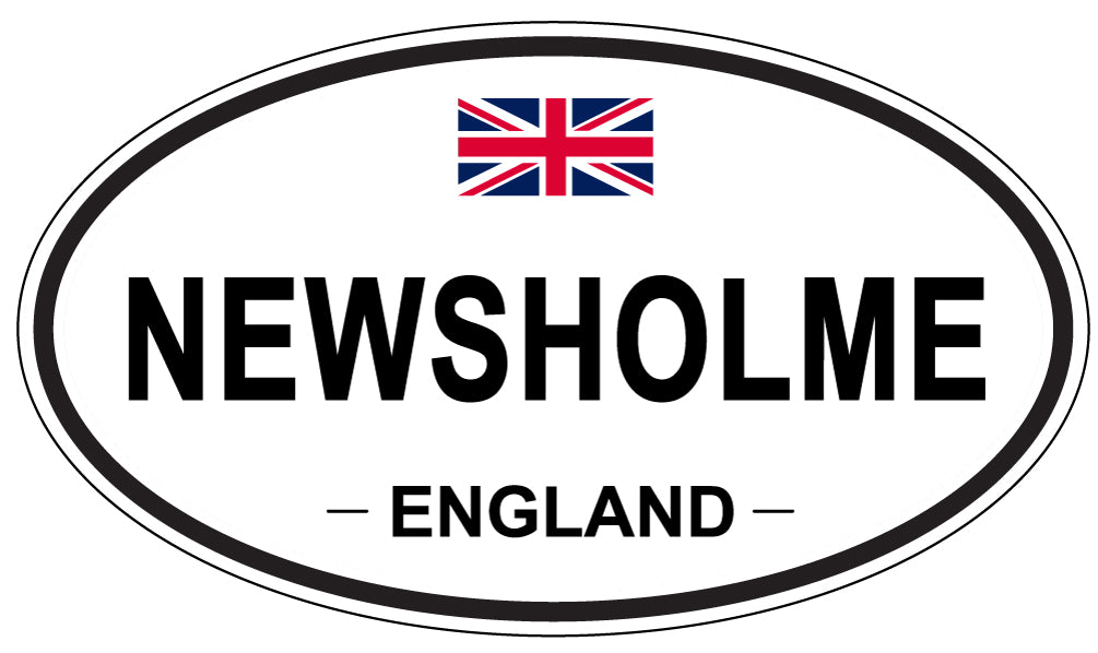 NEWSHOLME, England - Oval Magnet