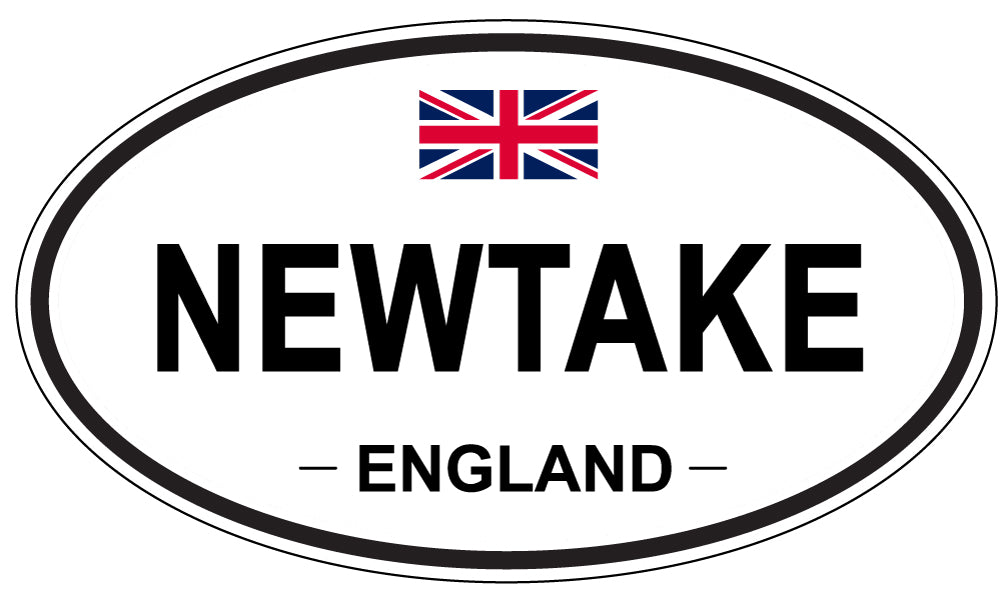 NEWTAKE, ENGLAND - Oval Sticker