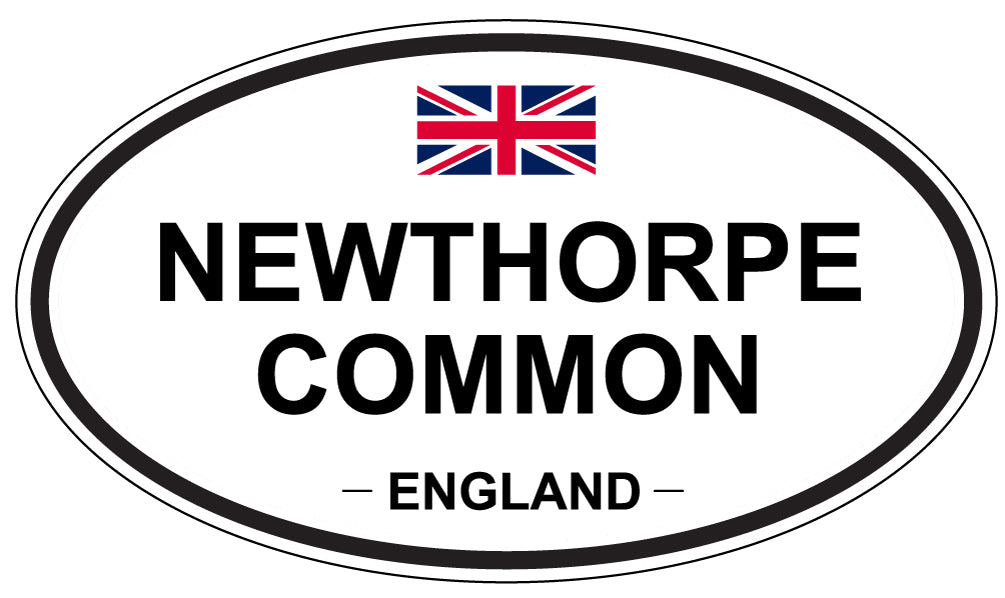 NEWTHORPE COMMON, England - Oval Magnet