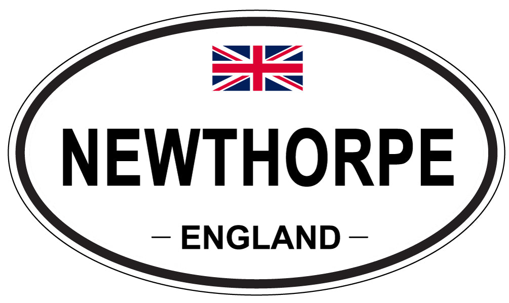 NEWTHORPE, England - Oval Magnet