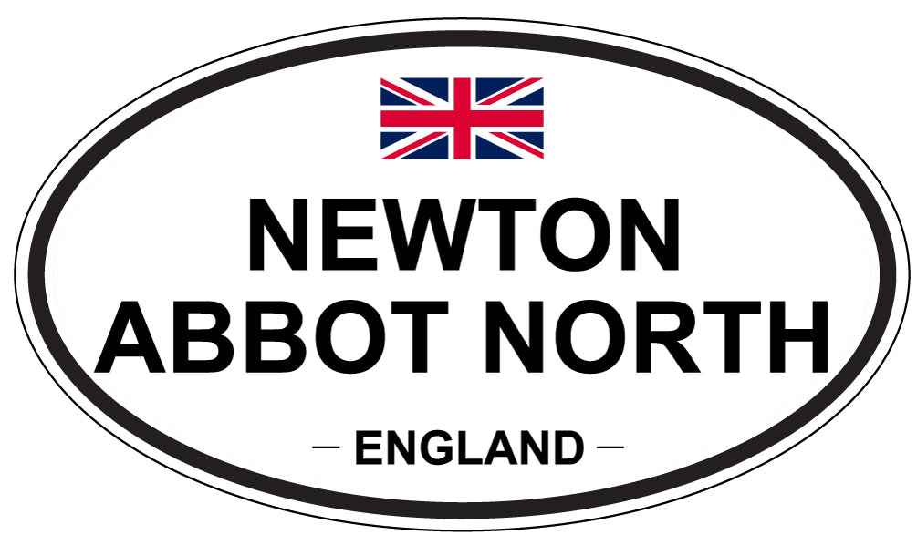 NEWTON ABBOT NORTH, England - Oval Magnet