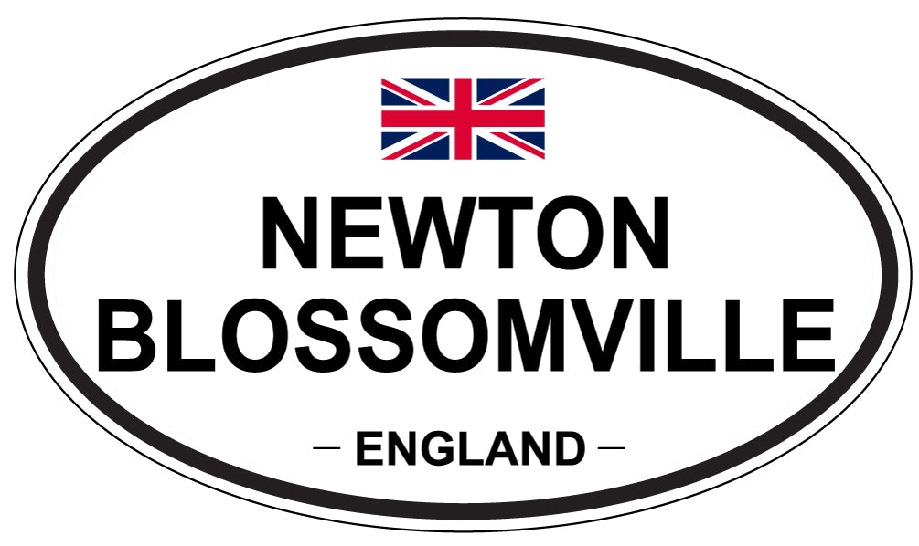 NEWTON BLOSSOMVILLE, England - Oval Magnet