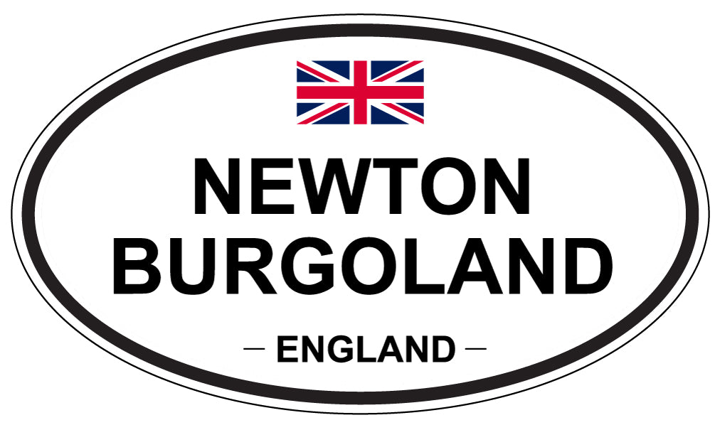 NEWTON BURGOLAND, England - Oval Magnet