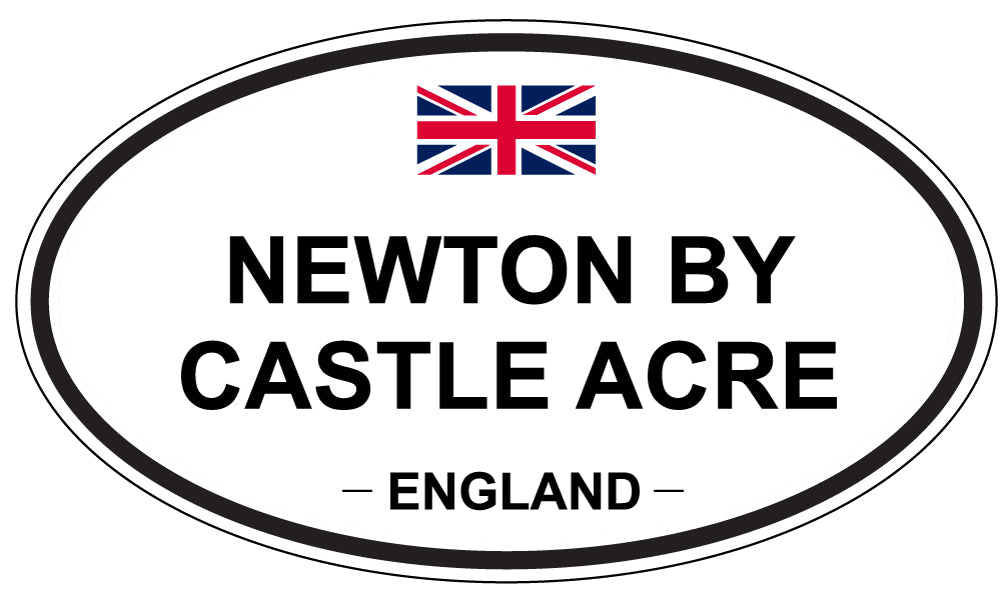 NEWTON BY CASTLE ACRE, England - Oval Magnet