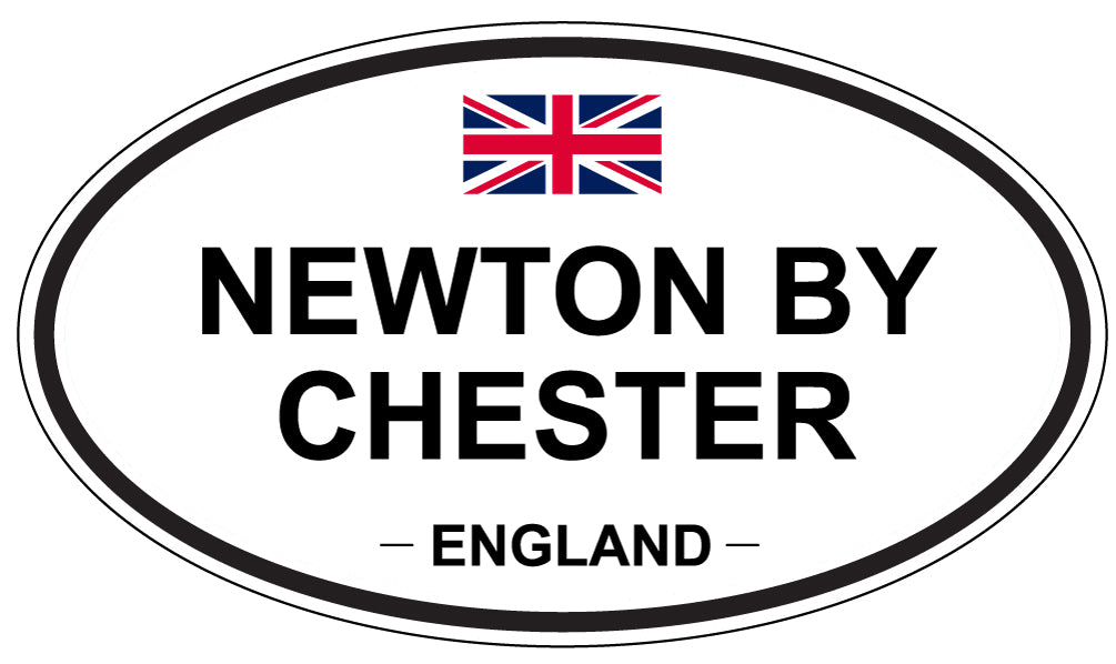 NEWTON BY CHESTER, England - Oval Magnet