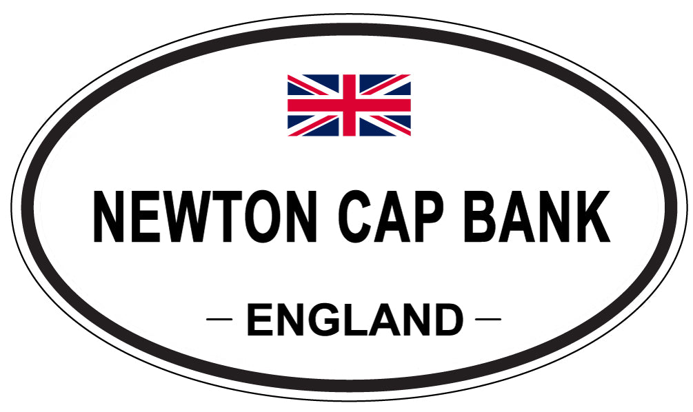 NEWTON CAP BANK, England - Oval Magnet
