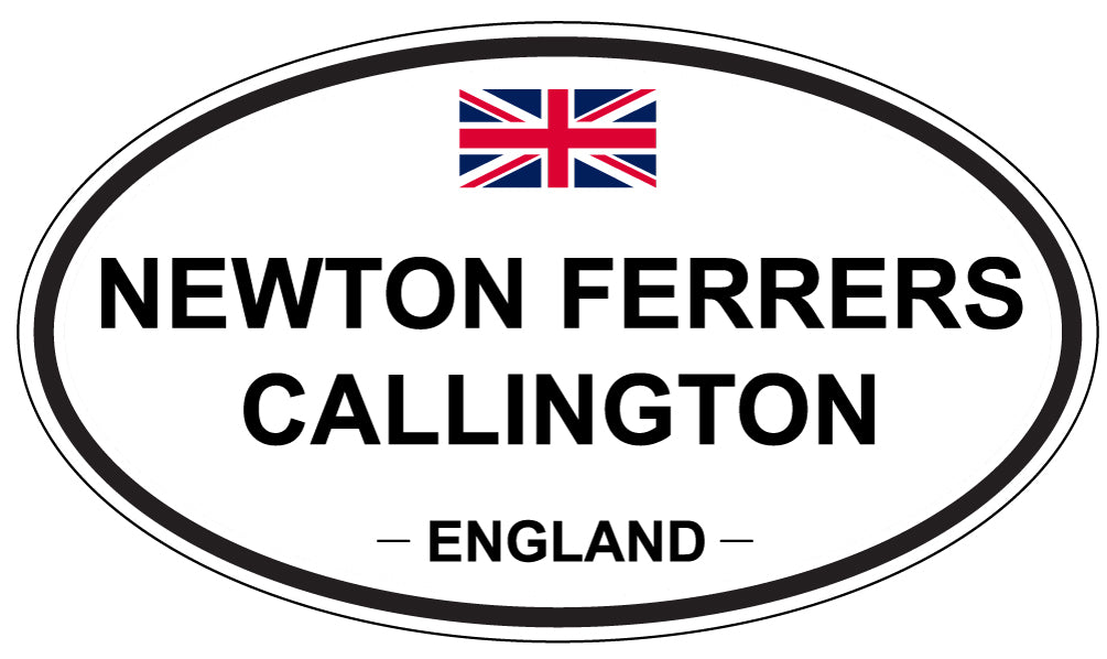 NEWTON FERRERS CALLINGTON, England - Oval Magnet