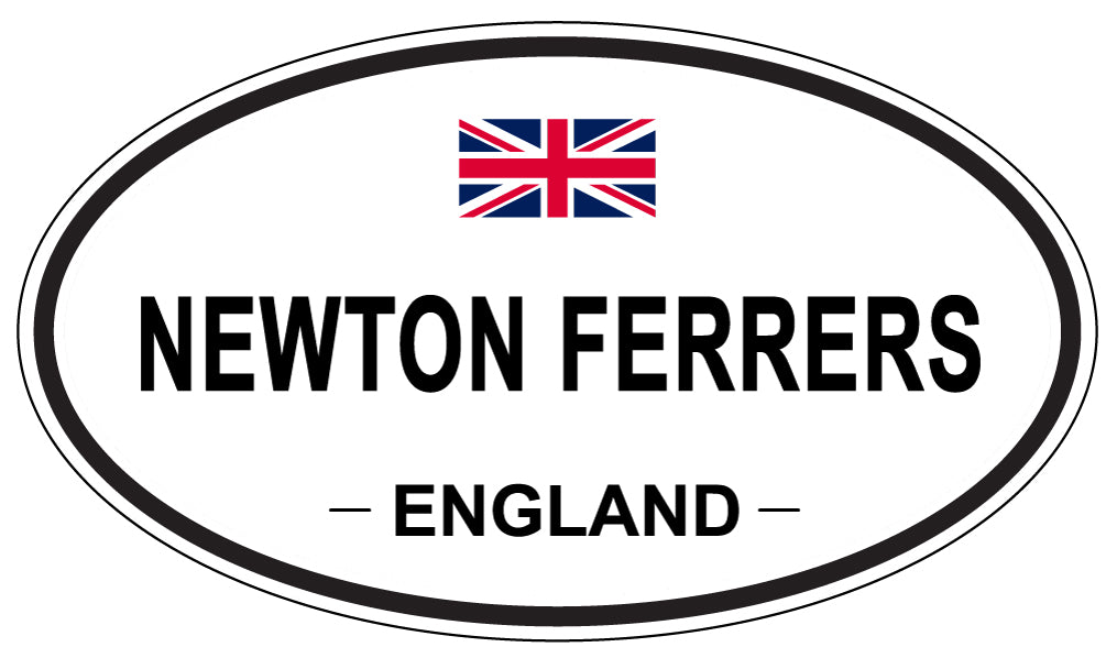 NEWTON FERRERS, ENGLAND - Oval Sticker