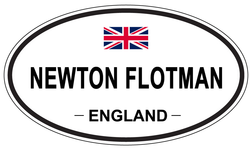 NEWTON FLOTMAN, England - Oval Magnet