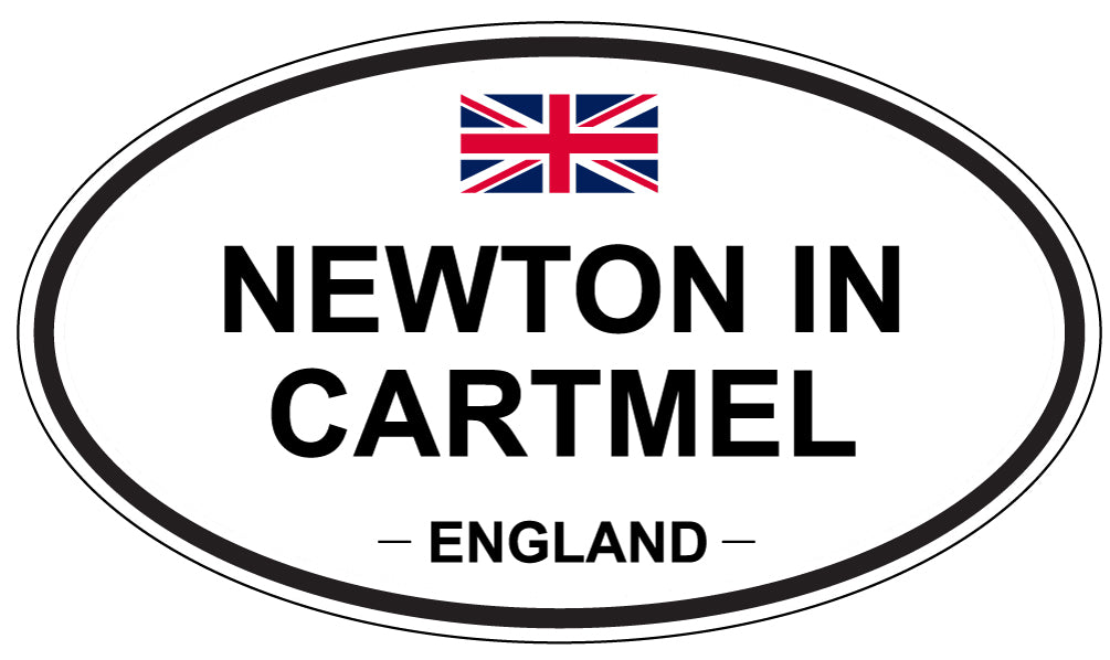 NEWTON IN CARTMEL, England - Oval Magnet