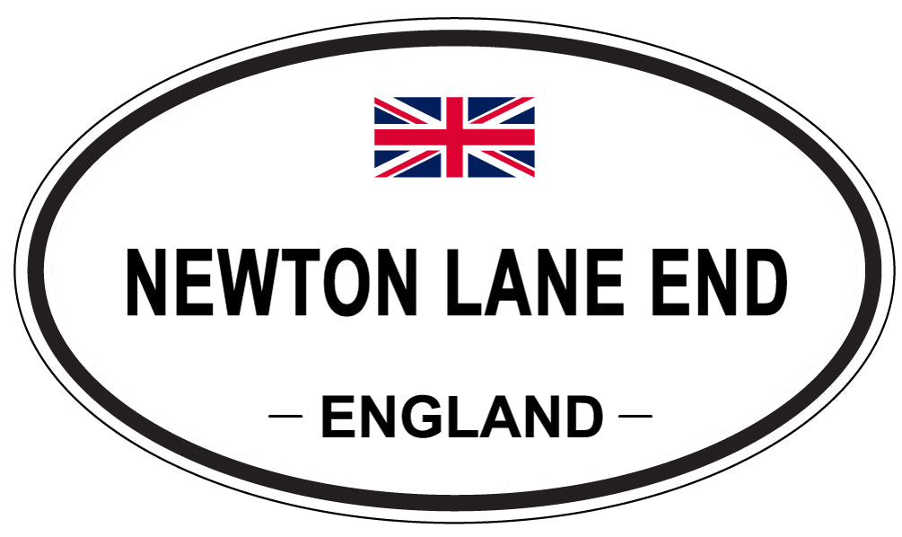 NEWTON LANE END, England - Oval Magnet