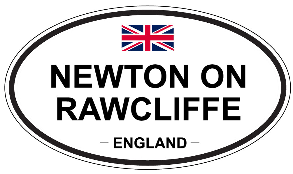 NEWTON ON RAWCLIFFE, England - Oval Magnet