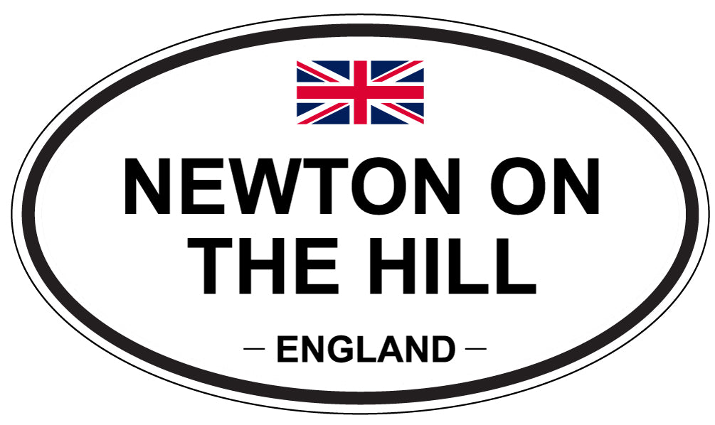 NEWTON ON THE HILL, England - Oval Magnet