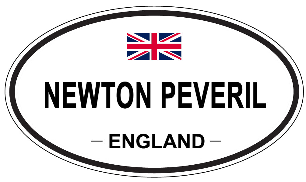 NEWTON PEVERIL, ENGLAND - Oval Sticker