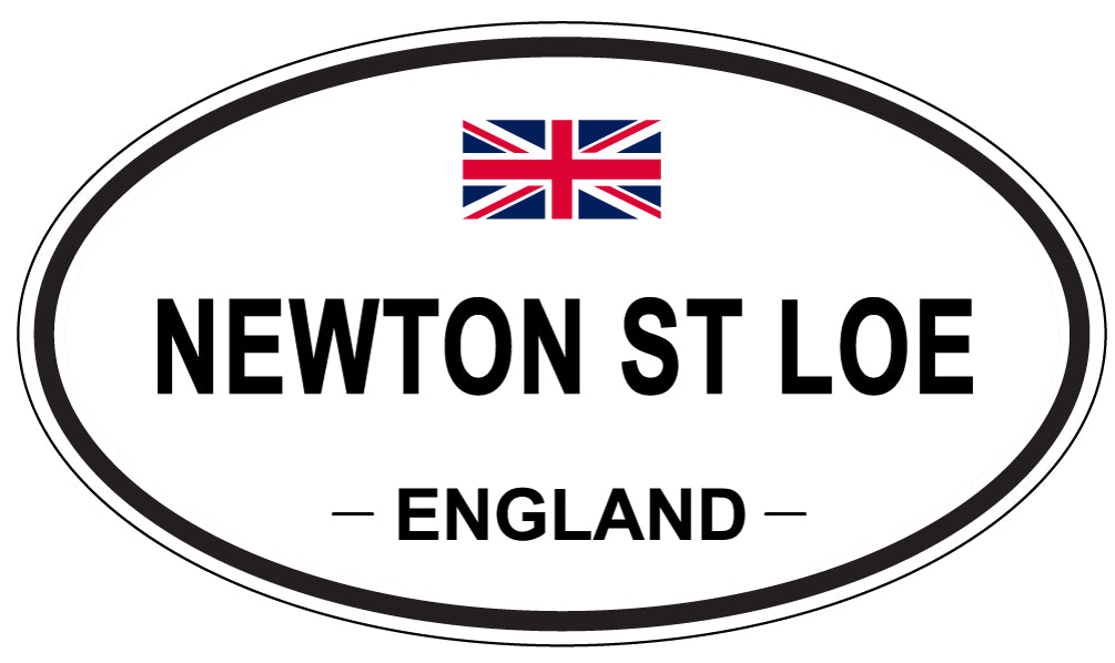 NEWTON ST LOE, England - Oval Magnet