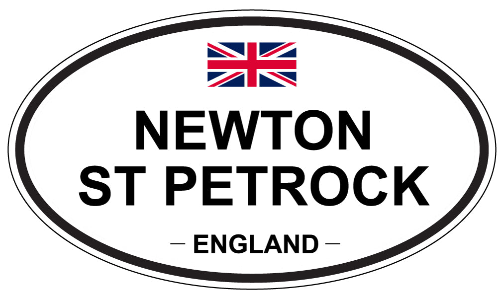 NEWTON ST PETROCK, England - Oval Magnet
