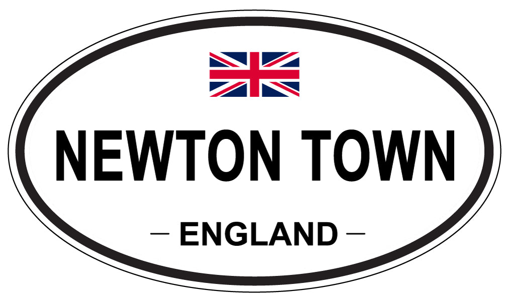 NEWTON TOWN, England - Oval Magnet