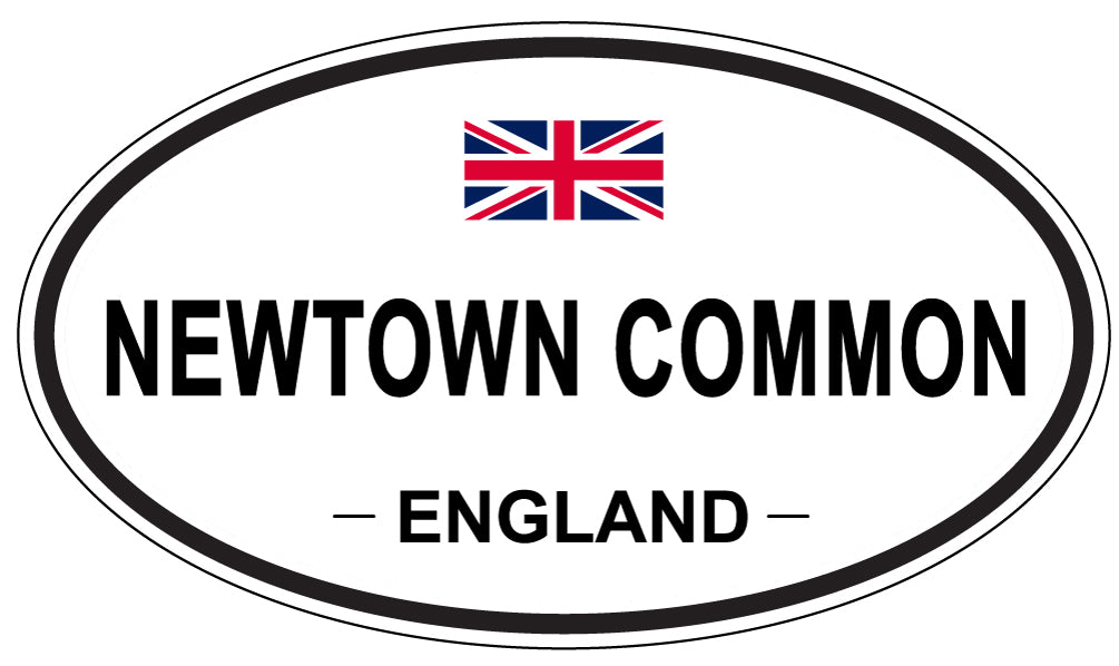 NEWTOWN COMMON, ENGLAND - Oval Sticker