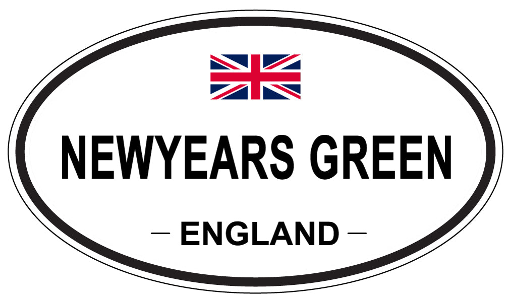 NEWYEARS GREEN, England - Oval Magnet
