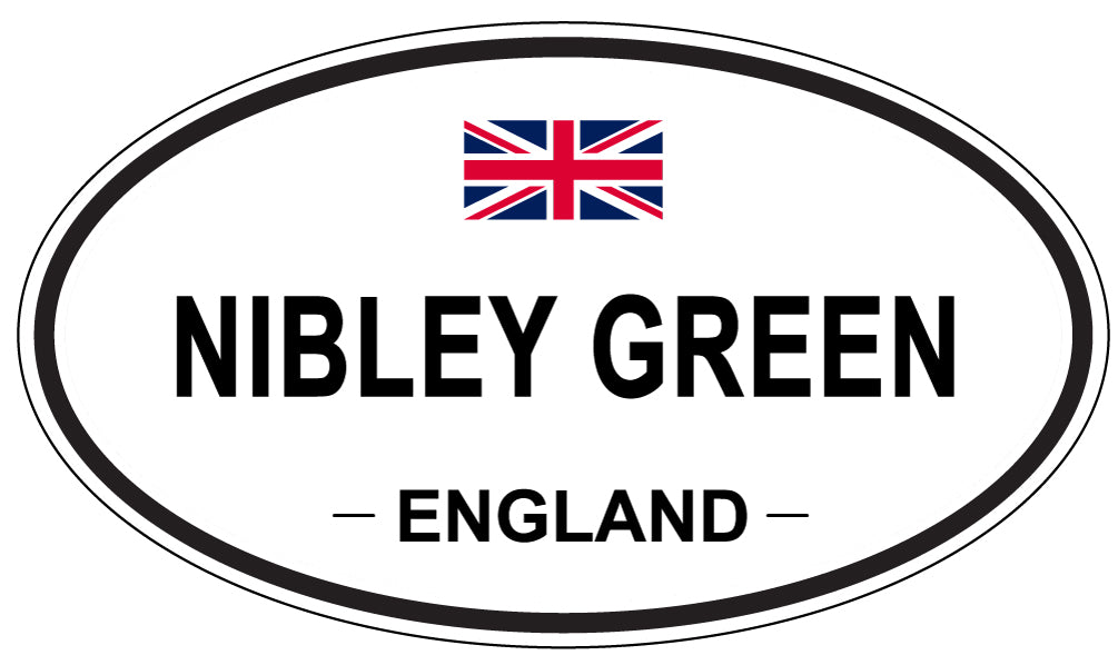 NIBLEY GREEN, England - Oval Magnet