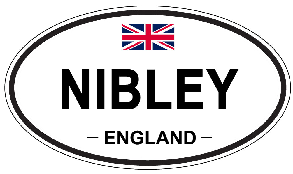 NIBLEY, England - Oval Magnet