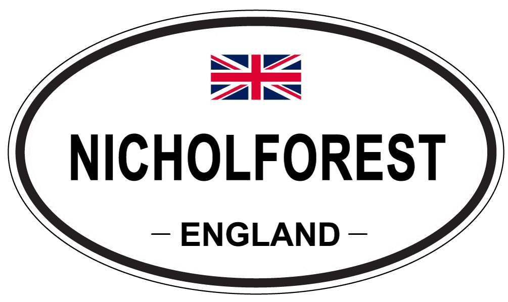 NICHOLFOREST, England - Oval Magnet