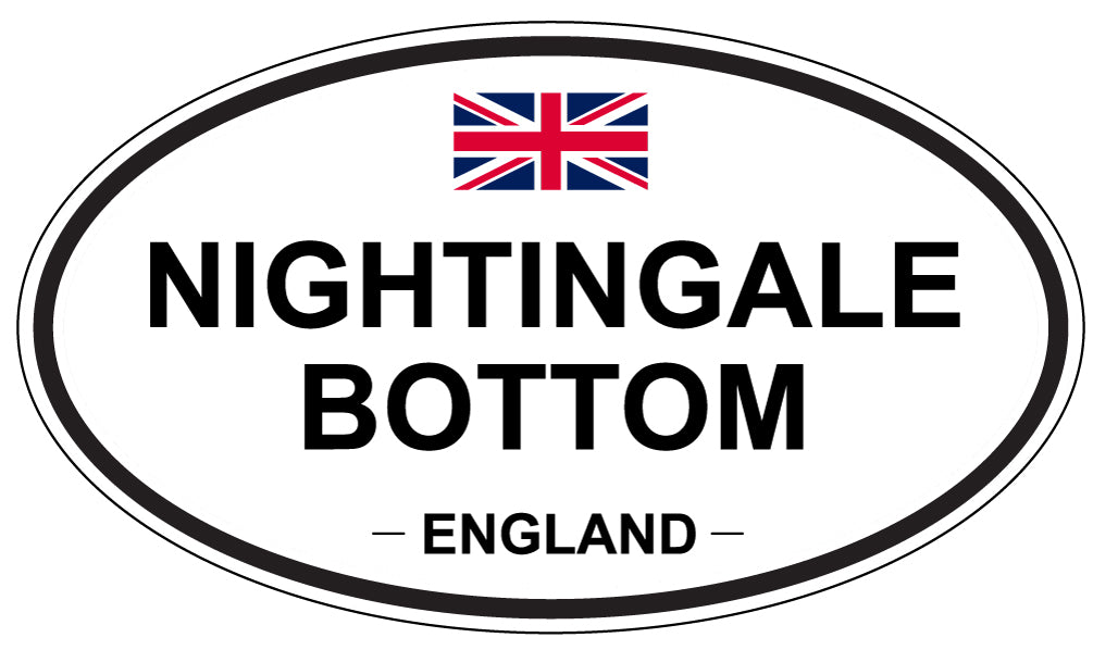 NIGHTINGALE BOTTOM, England - Oval Magnet