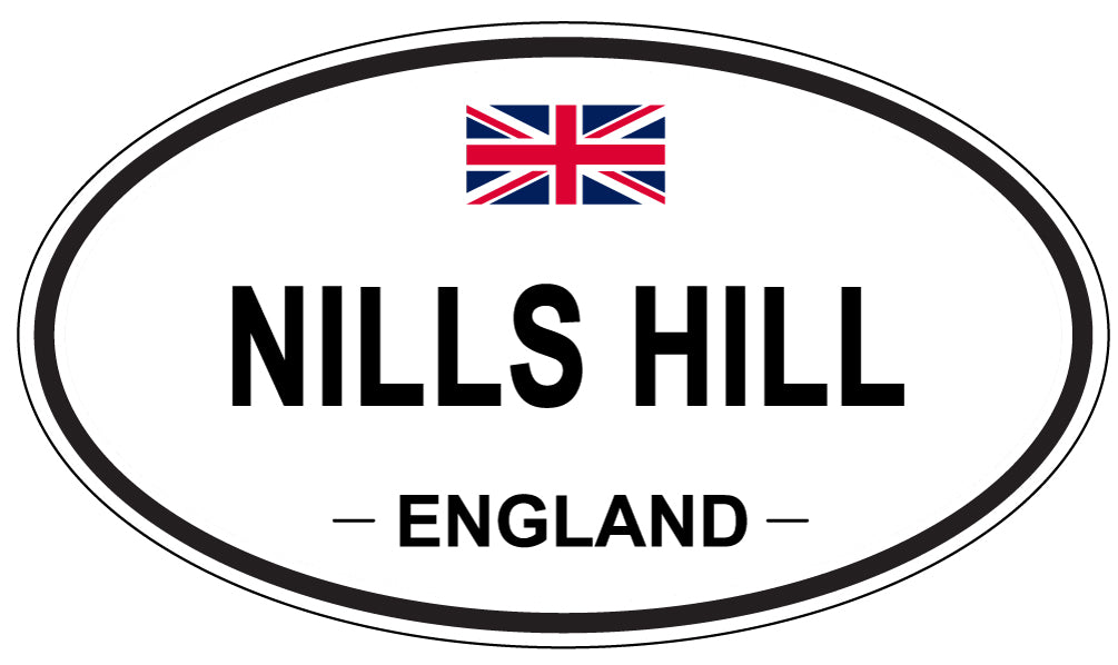 NILLS HILL, England - Oval Magnet
