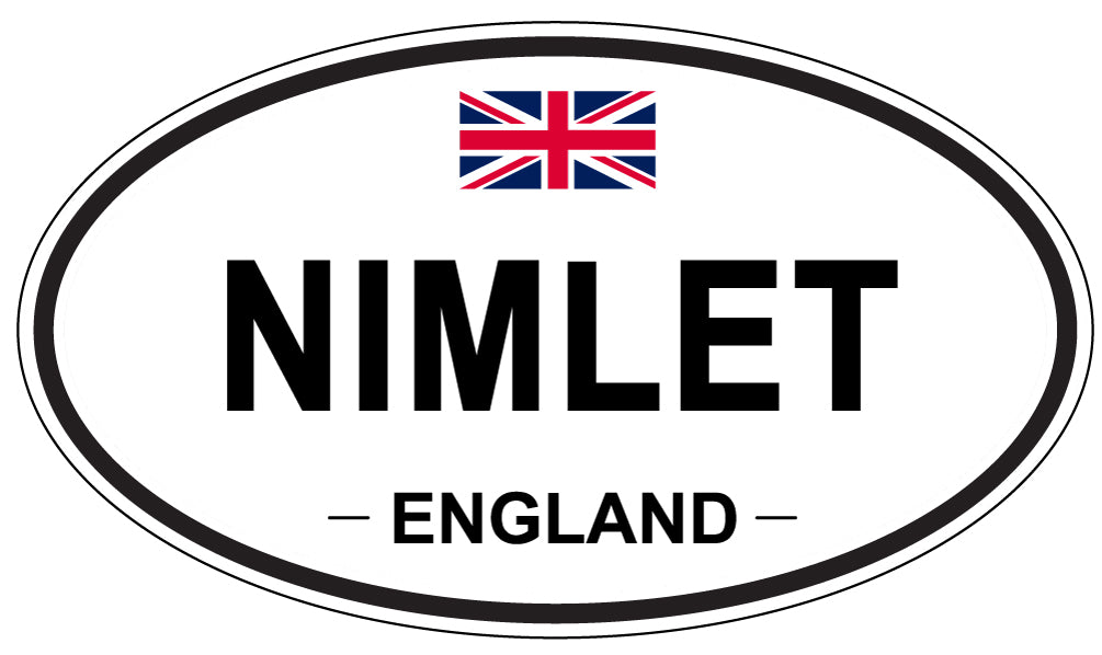 NIMLET, England - Oval Magnet