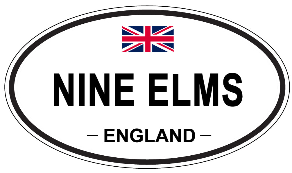 NINE ELMS, England - Oval Magnet