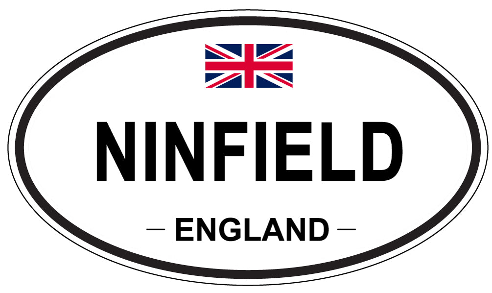 NINFIELD, England - Oval Magnet