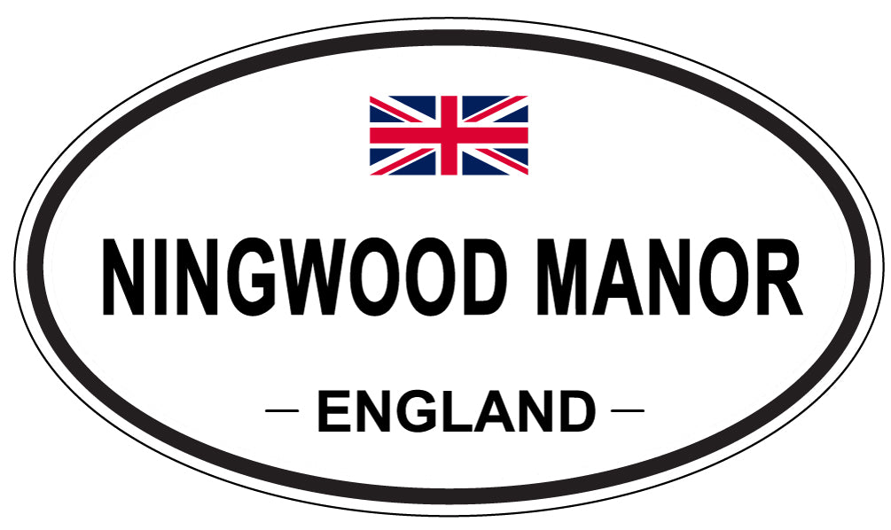 NINGWOOD MANOR, England - Oval Magnet