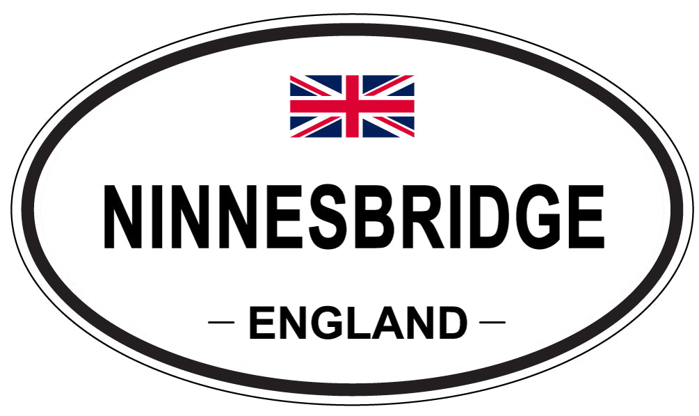 NINNESBRIDGE, England - Oval Magnet