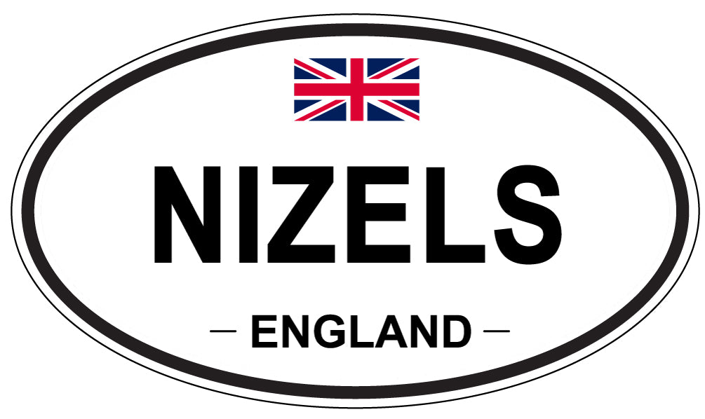 NIZELS, England - Oval Magnet