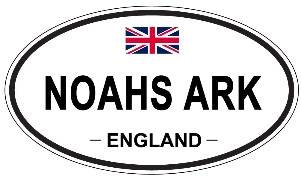 NOAHS ARK, England - Oval Magnet