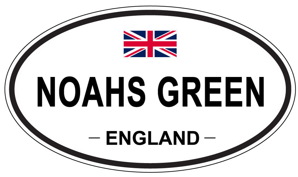 NOAHS GREEN, England - Oval Magnet