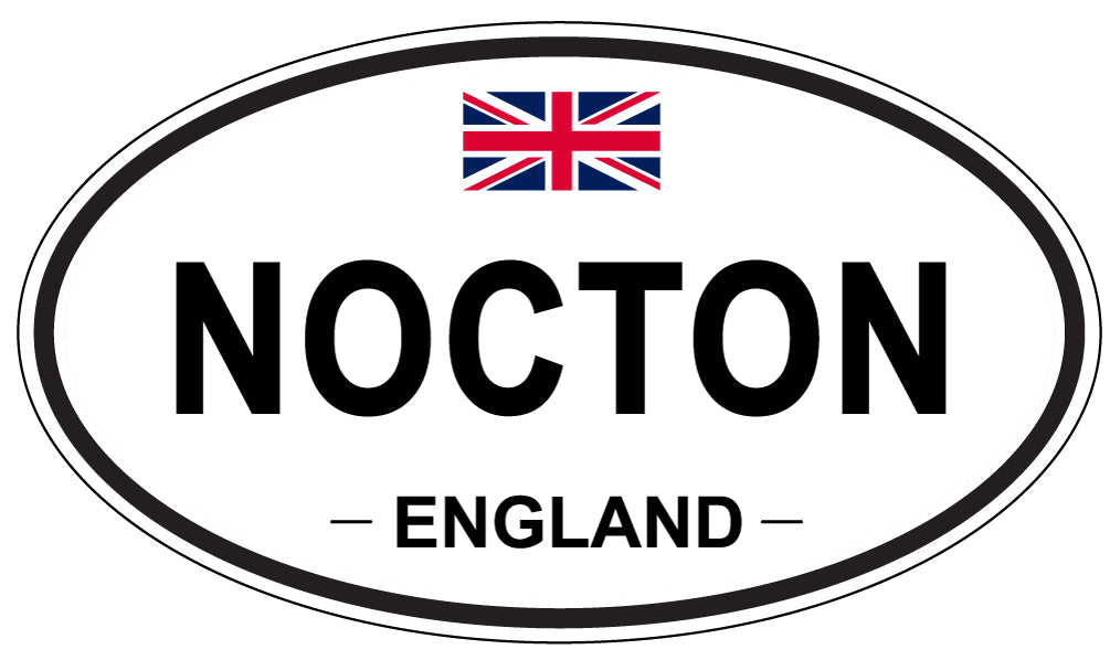 NOCTON, England - Oval Magnet