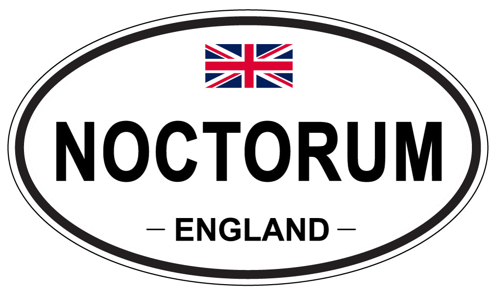 NOCTORUM, ENGLAND - Oval Sticker