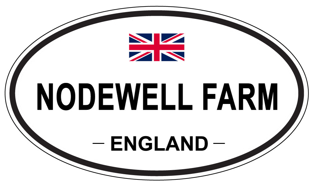 NODEWELL FARM, England - Oval Magnet