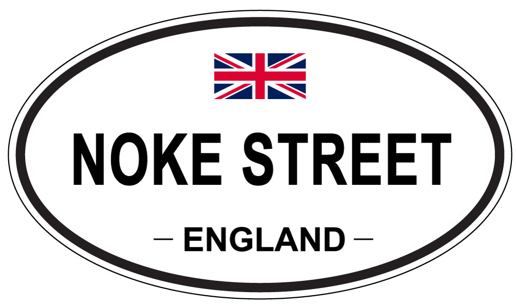 NOKE STREET, England - Oval Magnet