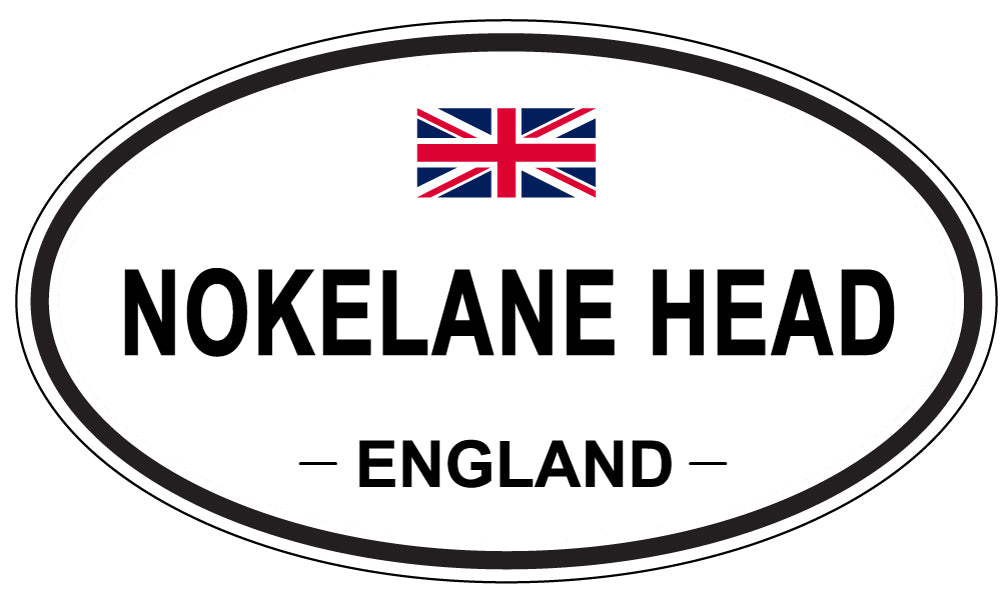 NOKELANE HEAD, England - Oval Magnet