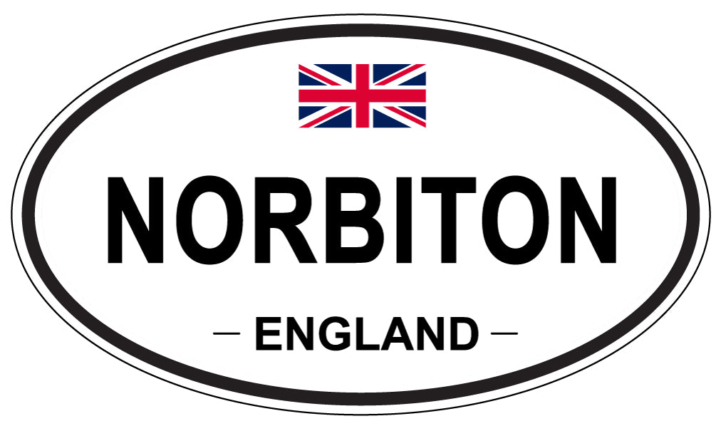 NORBITON, England - Oval Magnet